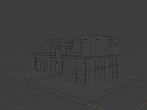 modern house 3D Model