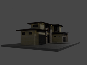 modern house 3D Модель