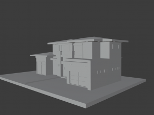 modern house 3D Модель