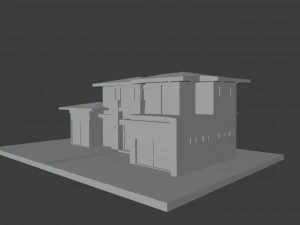 modern house 3D Model