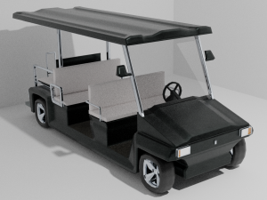 golf cart 3D 모델