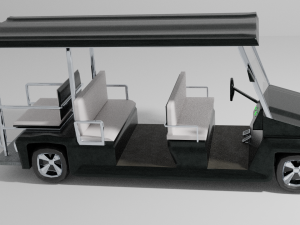 golf cart 3Dモデル