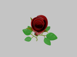 rose 3D मॉडल