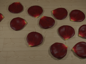 rose petals 3D Model