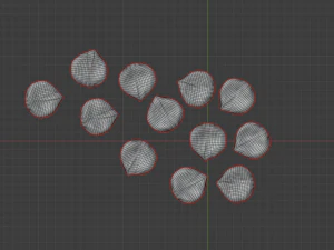 rose petals 3D Model