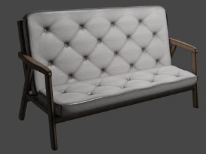 sof&aacute; simples Modelo 3D