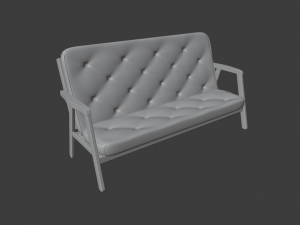 simple sofa 3D 模型