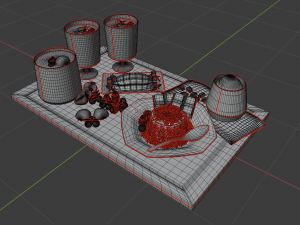 panna cotta 3D Model