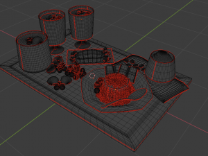 panna cotta 3D Model