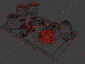 panna cotta 3D Model
