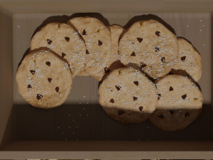cookie box Modelo 3D