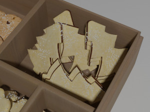 cookie box Modelo 3D