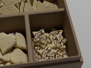 cookie box Modelo 3D