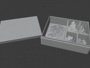 cookie box Modelo 3D