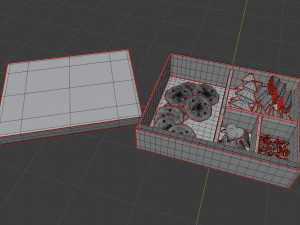 cookie box Modelo 3D