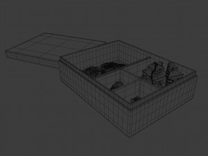 cookie box Modelo 3D