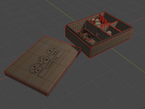 cookie box Modelo 3D