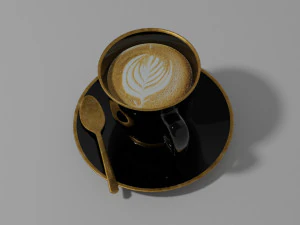 upscale coffee 3D Model