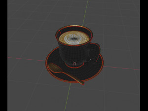 upscale coffee 3Dモデル