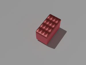 ottoman Model 3D