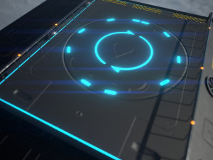 runway for spaceshipfbx for ue4 Modèle 3D