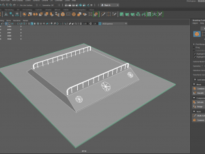 runway for spaceshipfbx for ue4 Modèle 3D