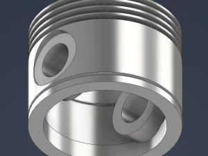 cabe&ccedil;a do pist&atilde;o Modelo 3D