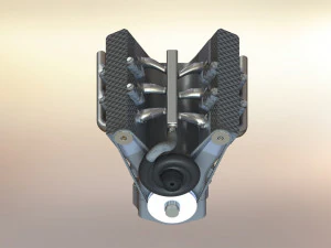 v6 engine 3D Model