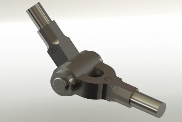 universal joint 3D Принт Модель .c4d .max .obj .3ds .fbx .stl .blend