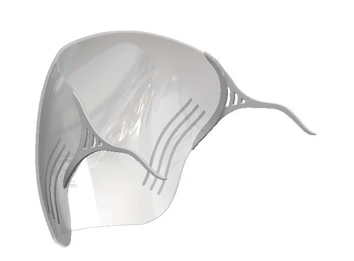 face shield 3D Model .c4d .max .obj .3ds .fbx .stl .blend 
