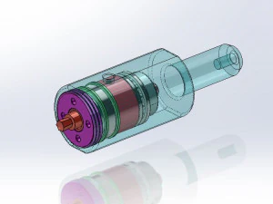 компактная вращающаяся протяжка 3D Модель