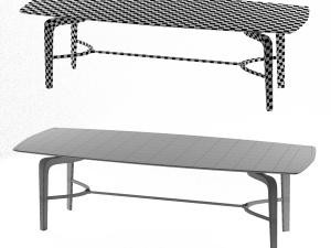giorgetti normal studio and giorgetti blade table Modelo 3D