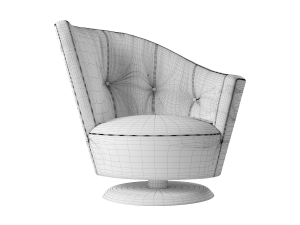 giorgetti arabella armchair 3D Modell