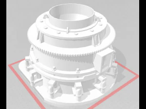 conical crusher 3D Model