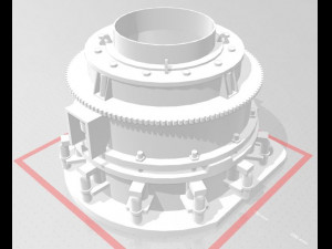 conical crusher Model 3D