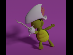 touche turtle Modelo 3D