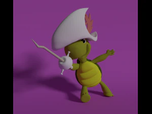 touche turtle 3D Model