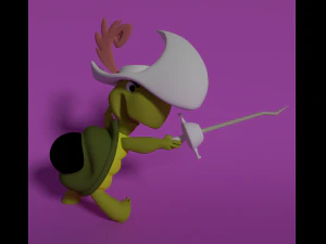 touche turtle 3D Model