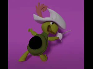 touche turtle 3D Model
