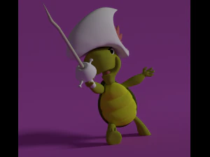 touche turtle 3D Model