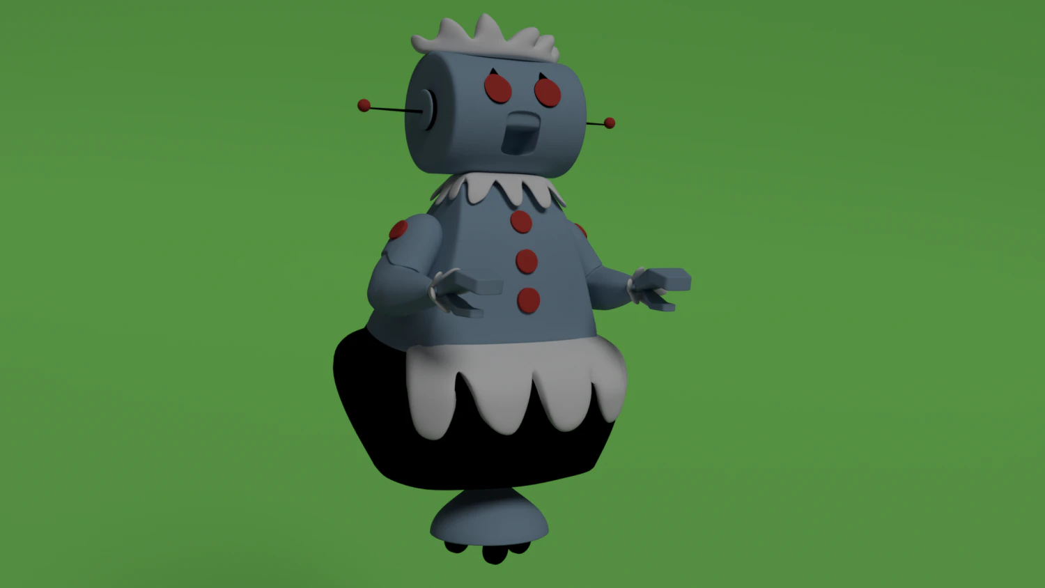 rosie jetsons 3D Model .c4d .max .obj .3ds .fbx .stl .blend