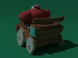 rufus ruffcut and sawtooth 3Dモデル