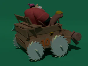 rufus ruffcut and sawtooth 3D Model