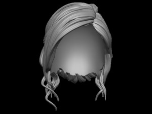Hair 2 Modèles 3D en vedette