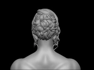 Hair 2 3D Print Model