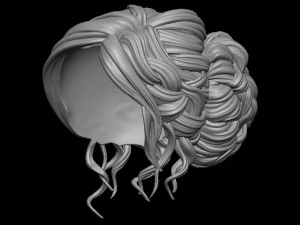 Hair 2 3D Print Model
