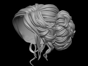 Hair 2 3D Print Model