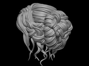 Hair 2 3D Print Model