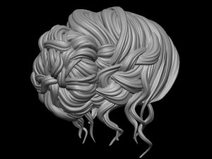 Hair 2 Modèles 3D en vedette