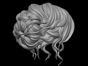 Hair 2 3D Print Model